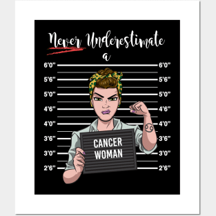 Cancer Woman Posters and Art